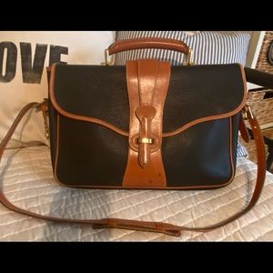 Downey & Bourke Vintage All Weather Messenger Briefcase Bag